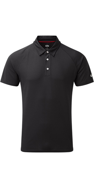 2026 Gill Mens UV Tec Polo Top UV008 - Black